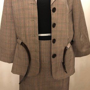 Spectacular Vintage Women's Plaid Suit